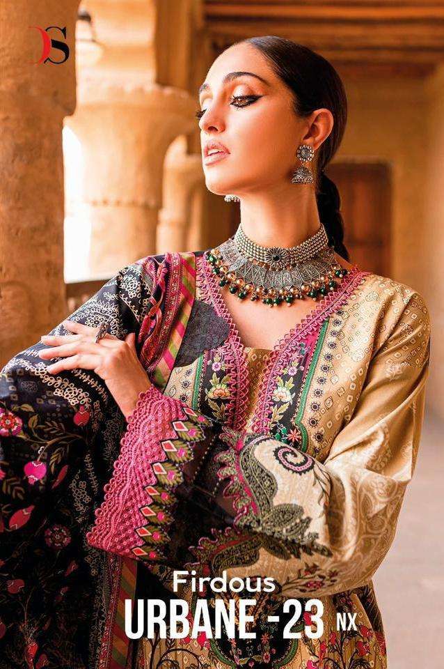 deepsy suits firdous urbane 23 nx series 2081-2084 Pure cotton suit