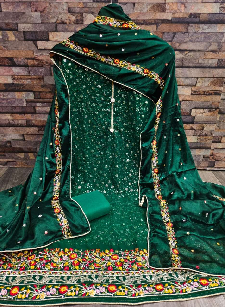 Dress material suit for women faux georgette fabric