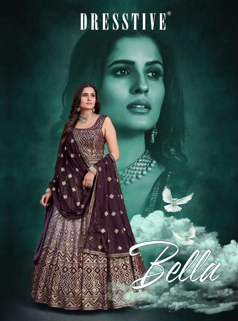 dresstive bella series 1801-1805 georgette lehenga