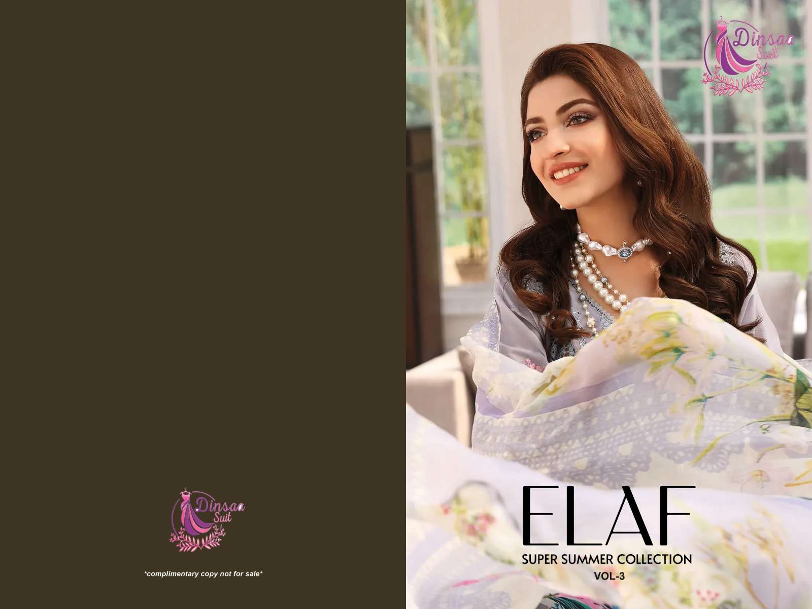 Elaf super summer collection vol 3 designer pure cotton suit 