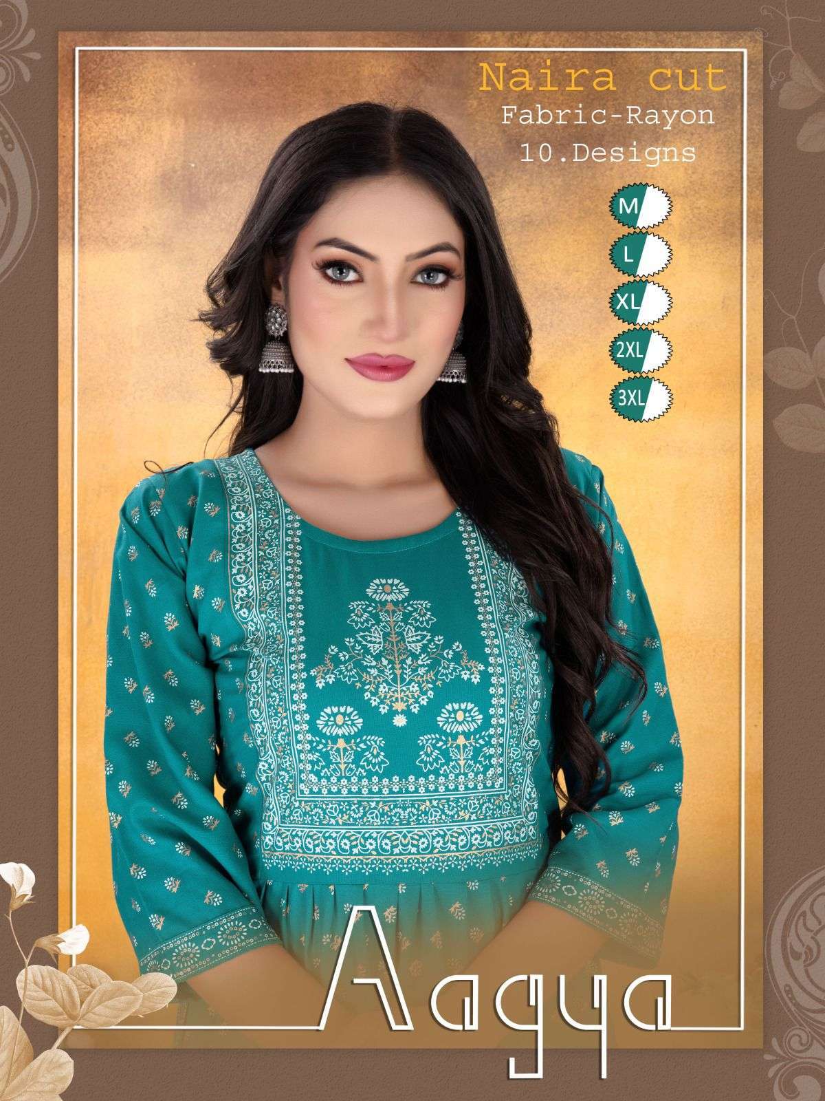 fashion talk aagya series 001-010 Self-Woven Fancy Rayon Plain kurti