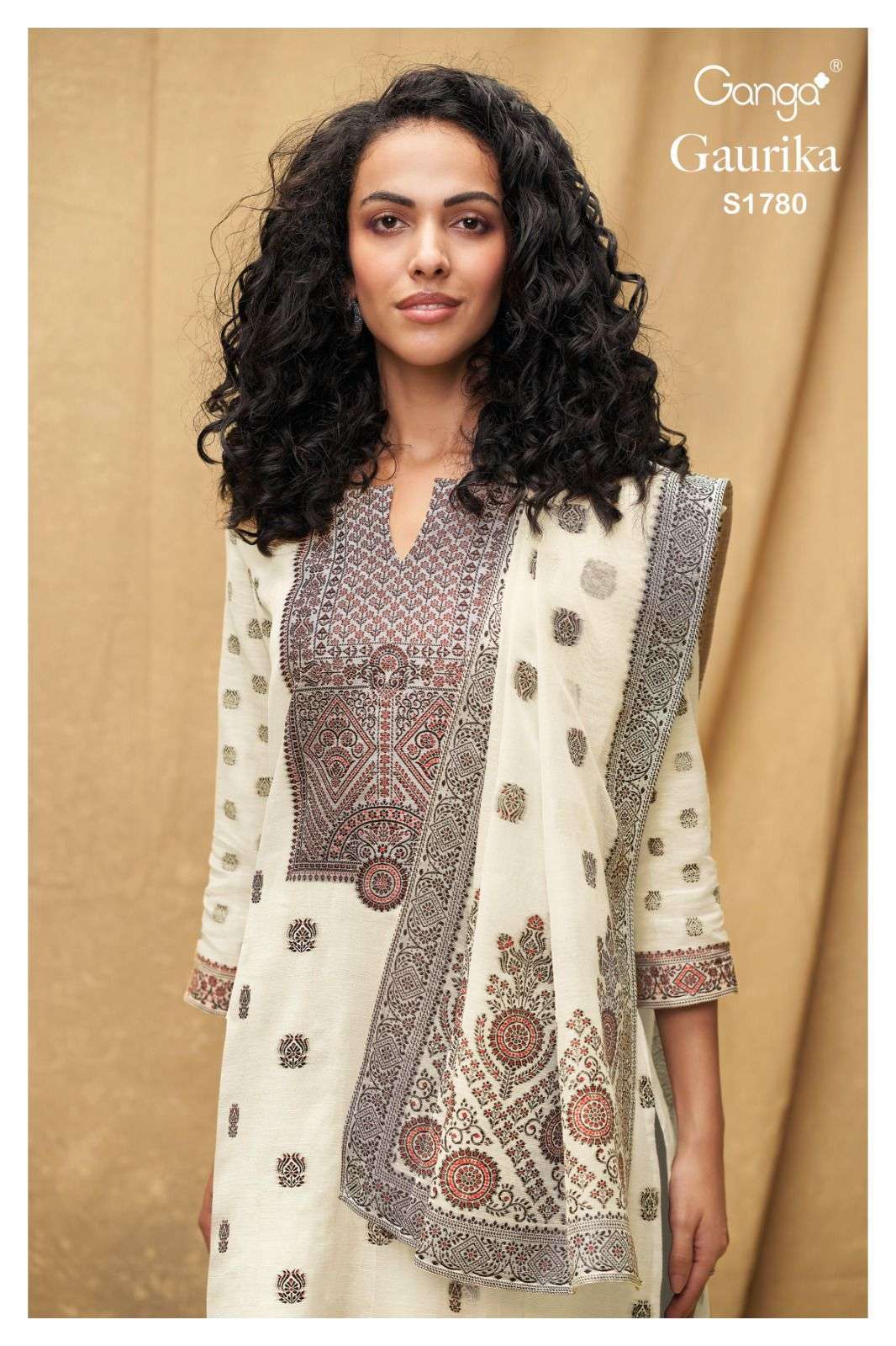 ganga gaurika 1780 premium viscose suit 