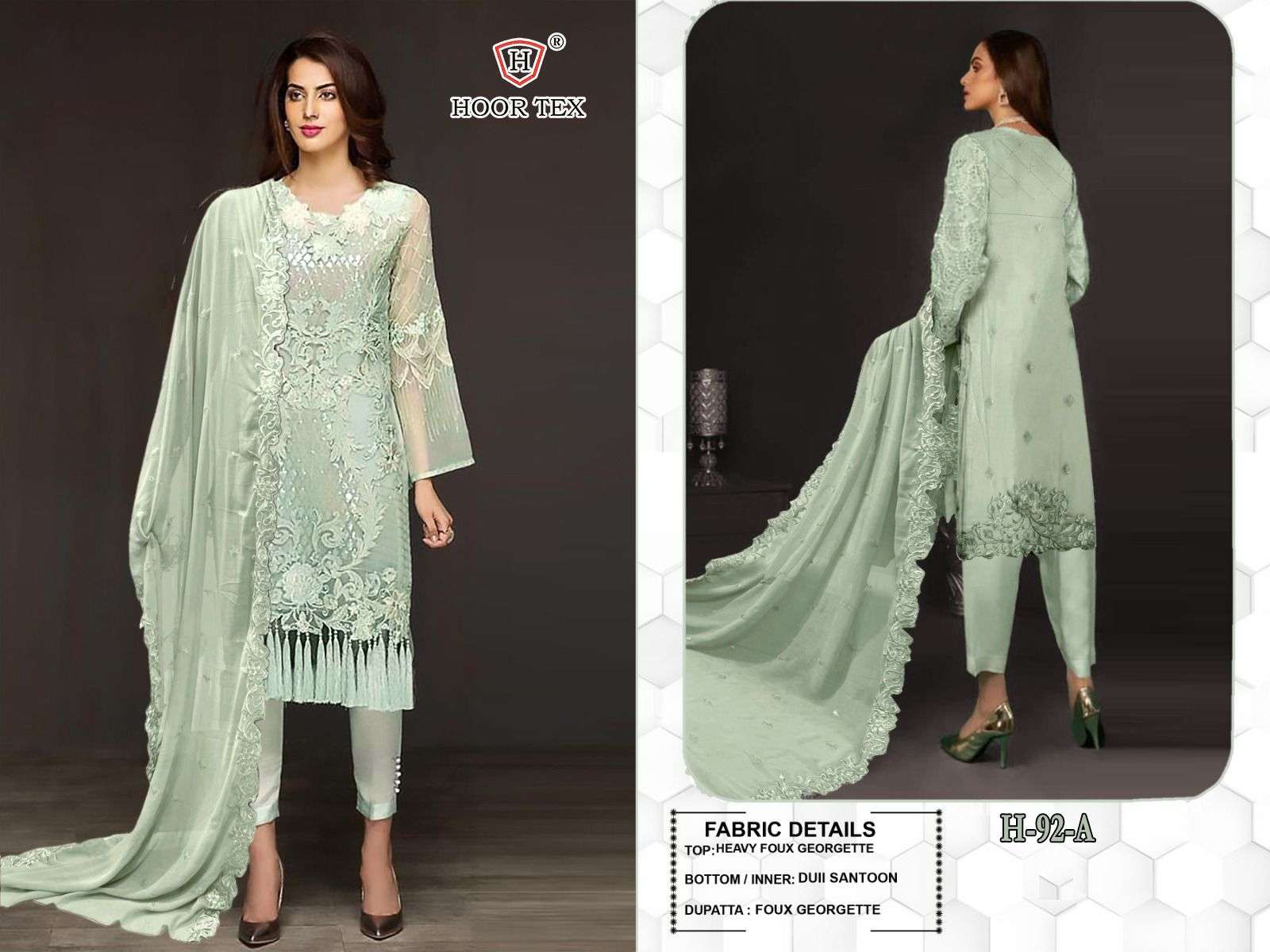 hoor tex H-92 designer faux georgette suit 