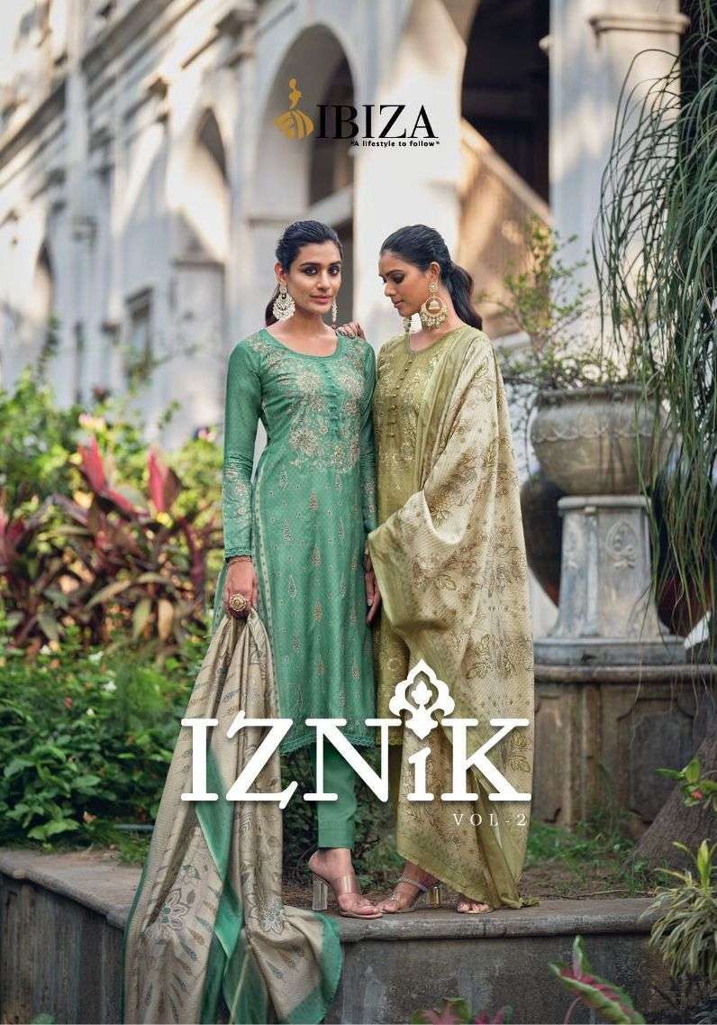 ibiza iznik vol 2 series 100375-100382 pure bemberg muslin suit 