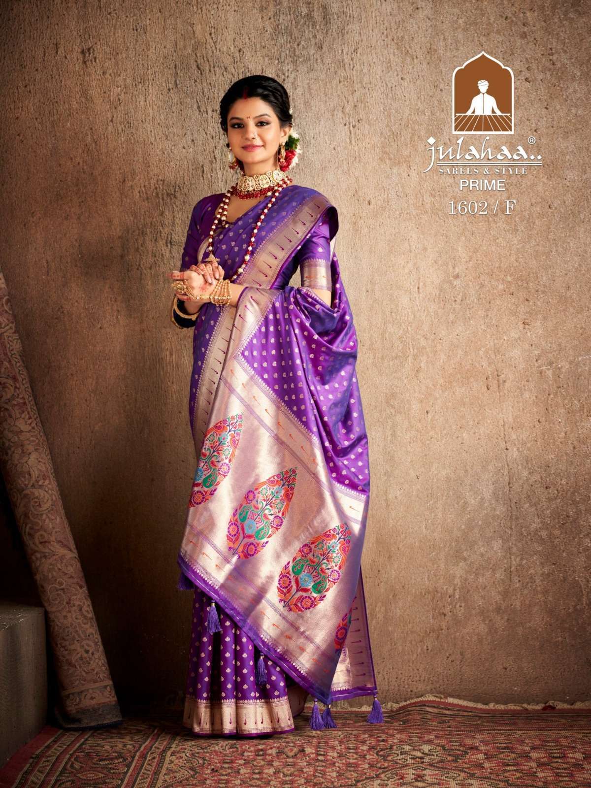 julahaa sarees 1602 Silk saree