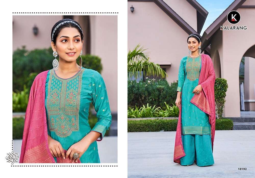 kalarang durva series 10191-10194  Pure Muslin Dola suit