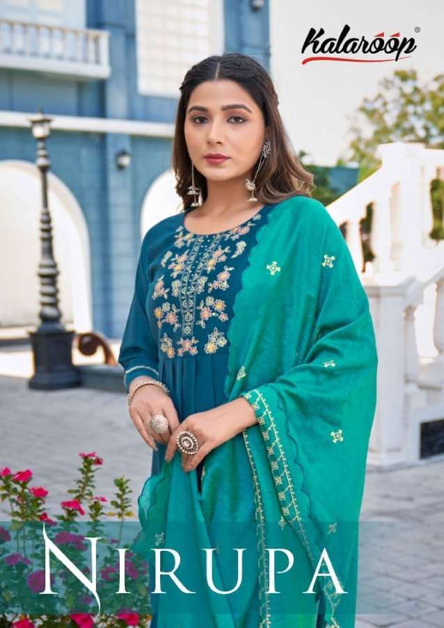 kalaroop nirupa series 13728-13733  fancy Deluxe readymade suit 