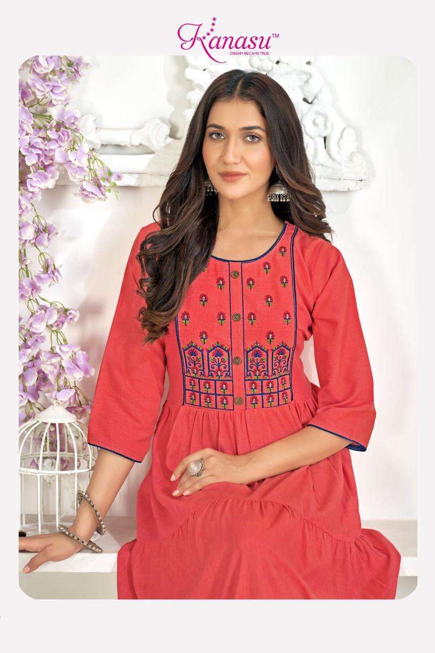 kanasu mango vol 3 series 1001-1008 14 kg heavy rayon kurti