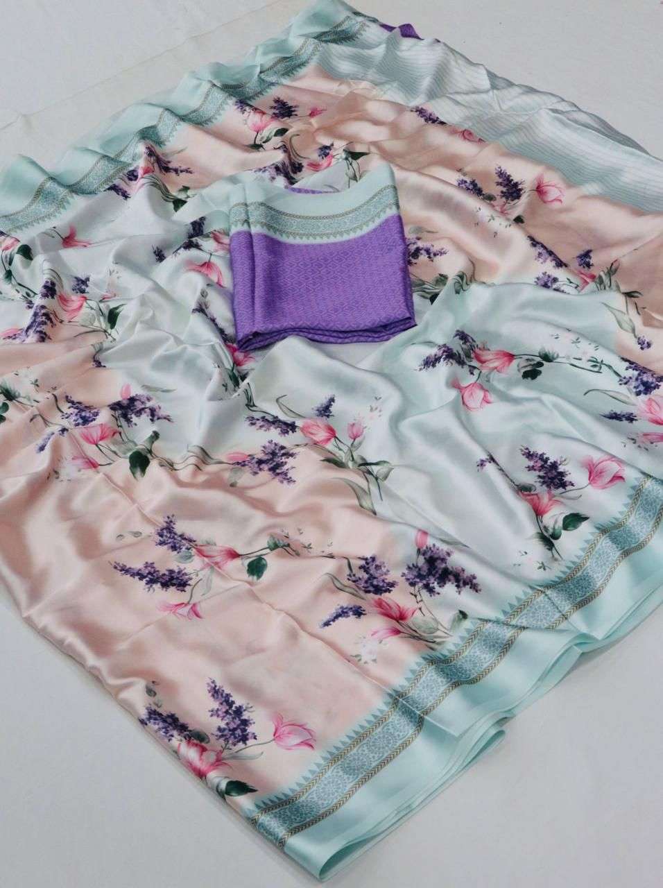 kashvi creation divyani satin printed saree