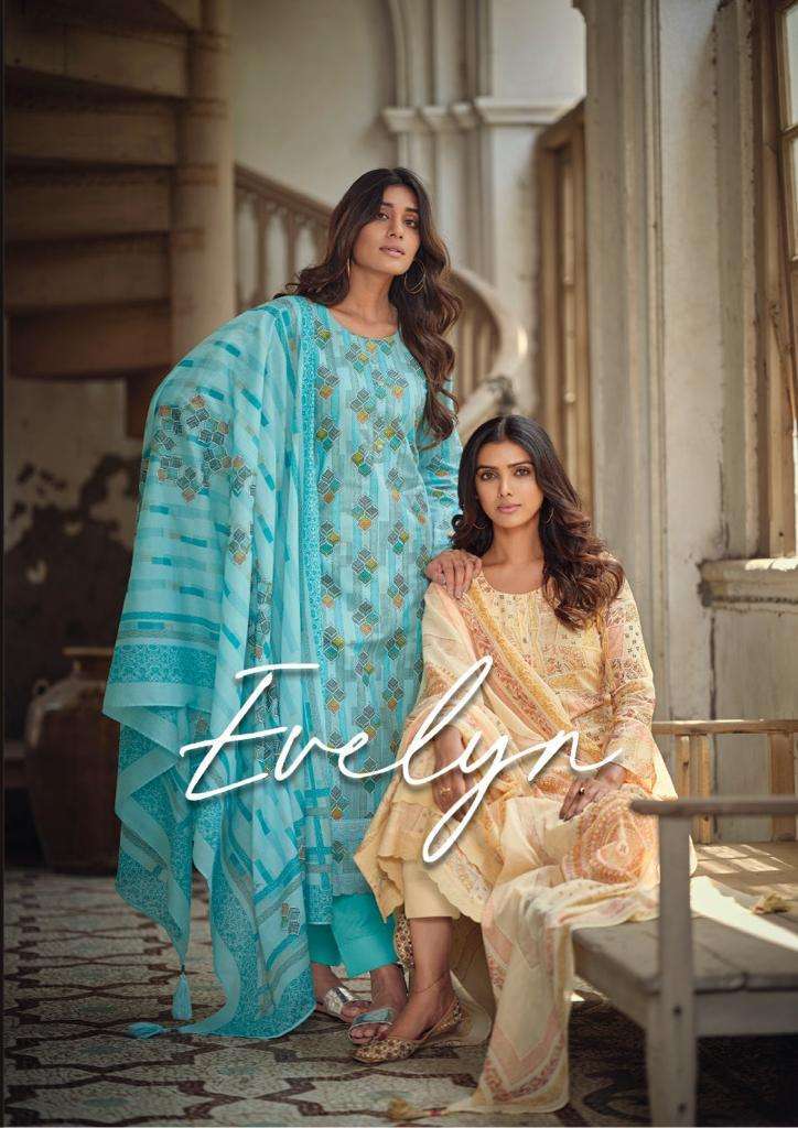 kilory trendz evelyn series 10001-10008 pure lawn cotton suit 