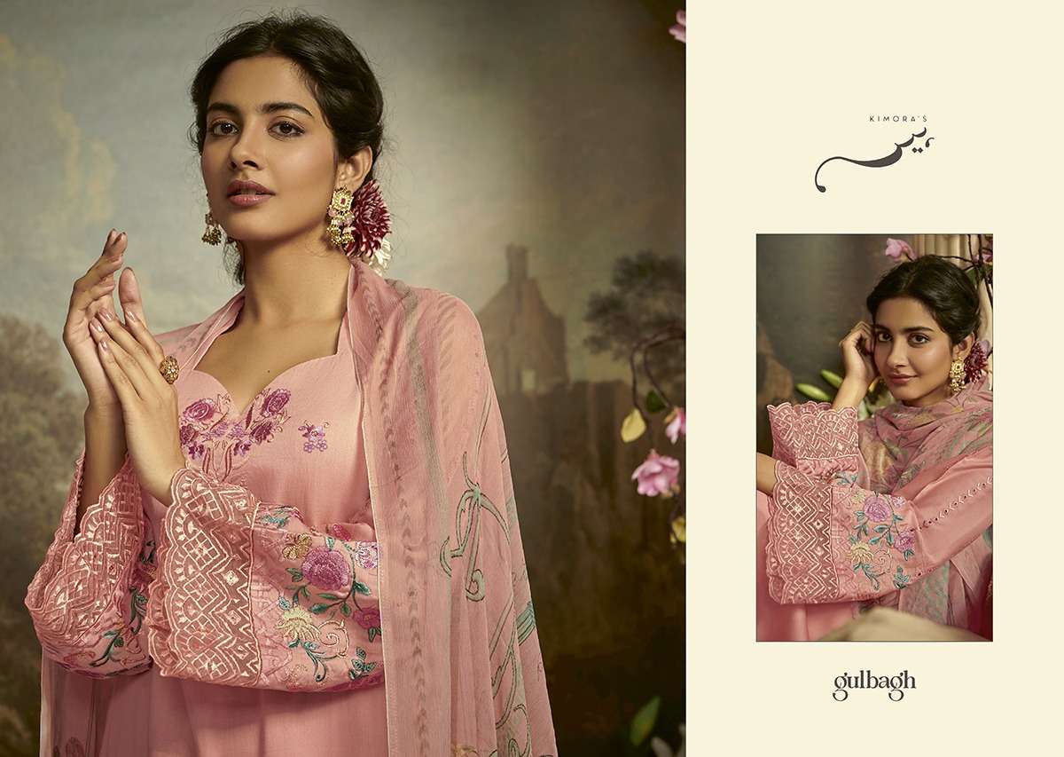 Kimora heer vol 151 designer pure cotton satin suit 