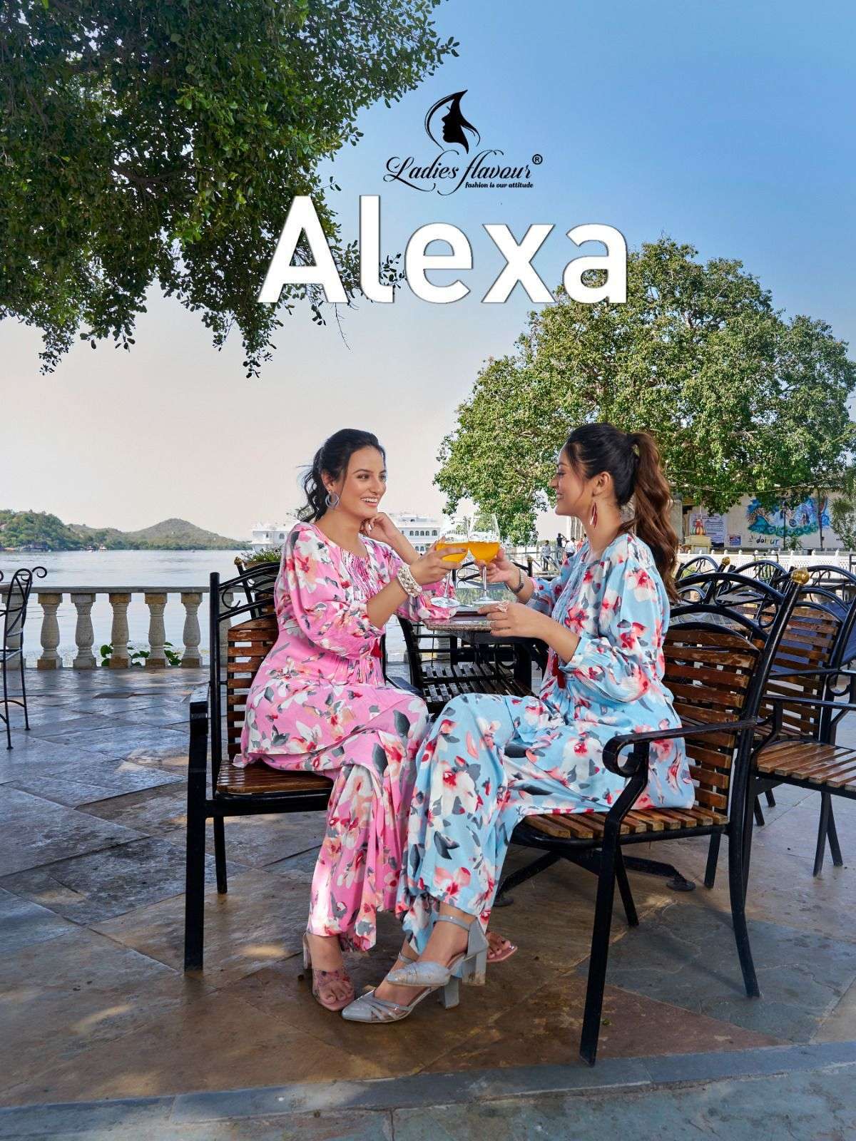 ladies flavour alexa series 1001-1004 Heavy Rayon kurti