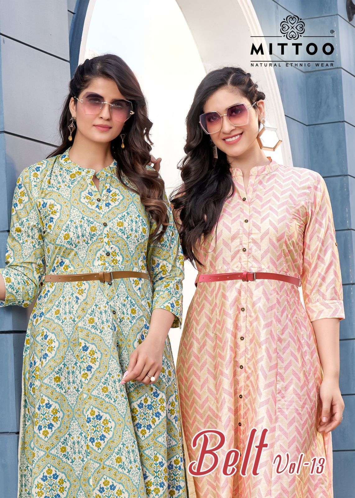 mittoo belt vol 13 series 1136-1141 Rayon Print kurti