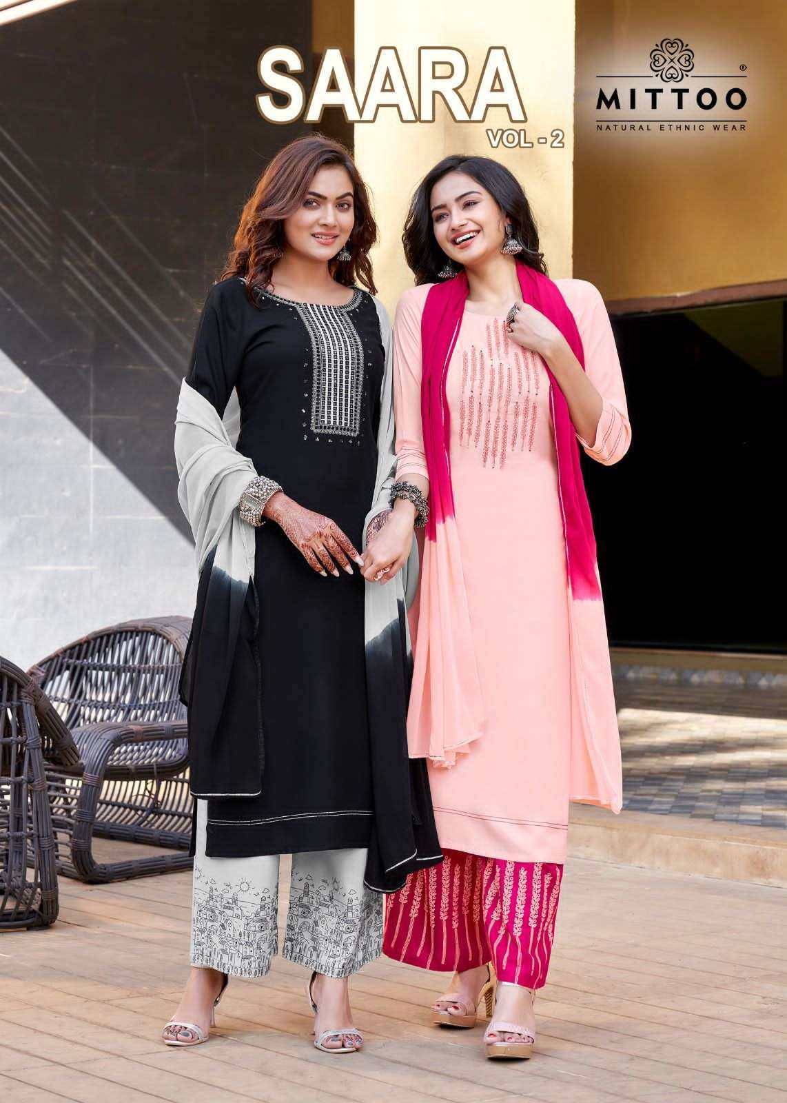 mittoo saara vol 2 series 1015-1020 Heavy Rayon with work suit 