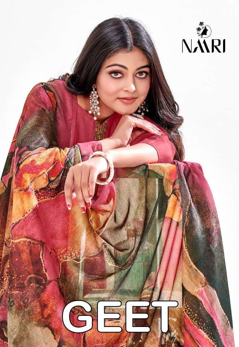 naari geet series 8401-8404 pure silk suit 