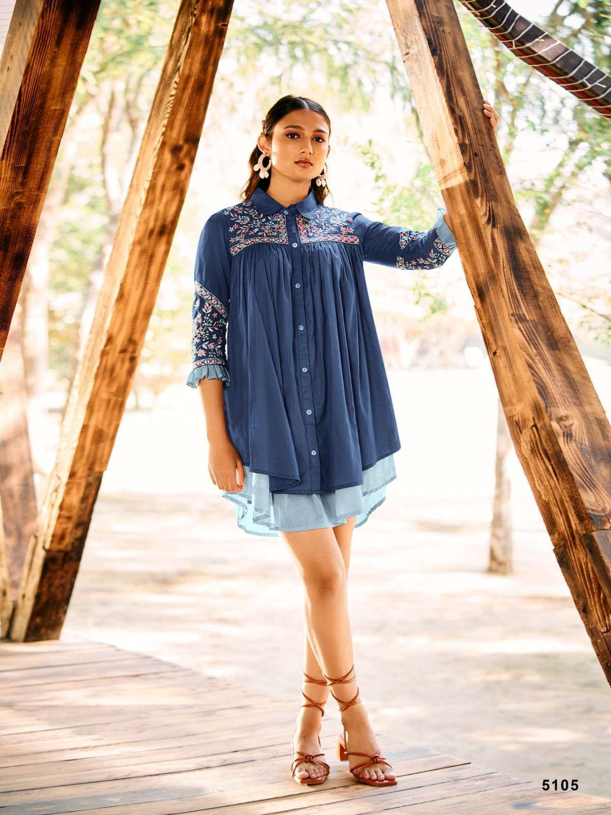 nu vol 51 series 5101-5106 pure cotton mul kurti 