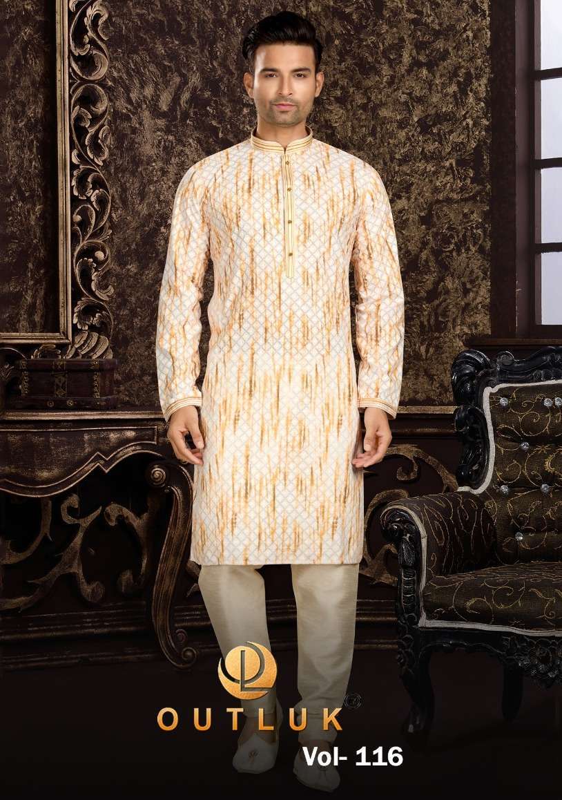outluk vol 116 series 116001-116007 cotton kurta payjama 