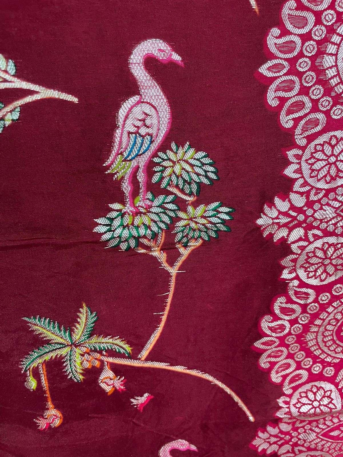 pr position print dola silk designer dupattas