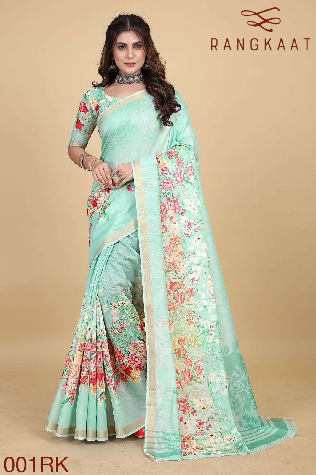 raangkaat series 001-006 chanderi silk saree