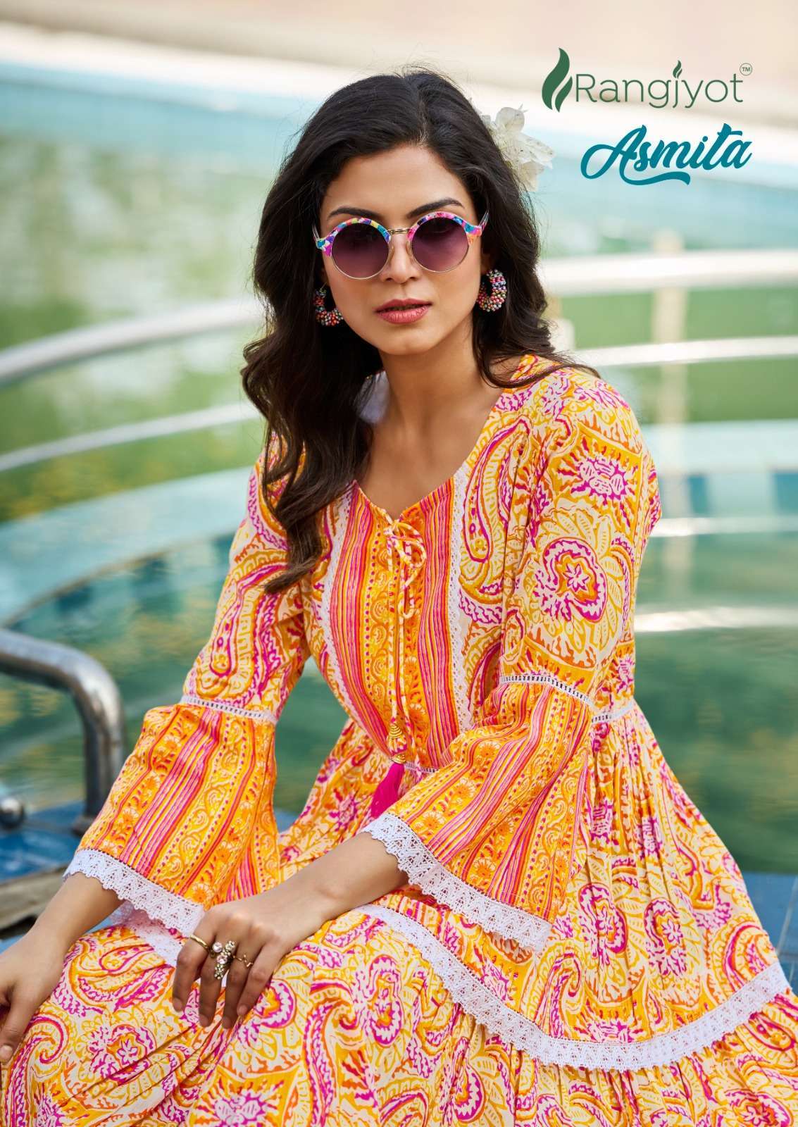 rangjyot asmita series 1001-1006 Pure Soft Cotton kurti