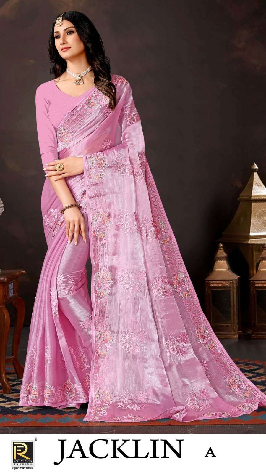 ranjna saree Jacklin organza silk saree