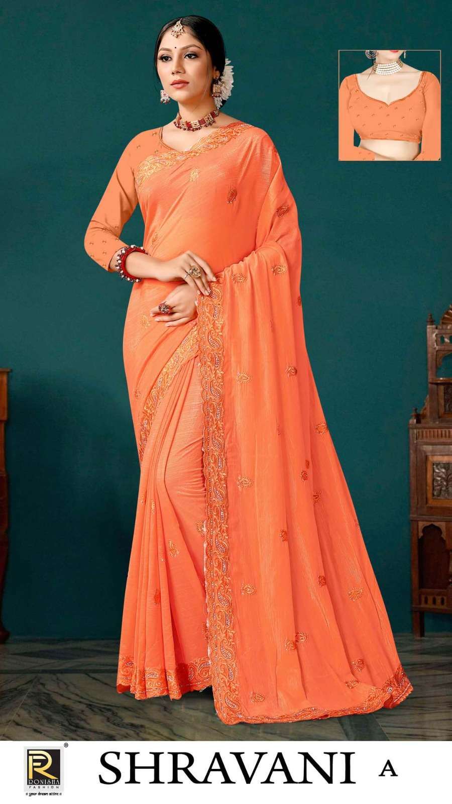 Ranjna Sarees shravani fancy fabrics saree