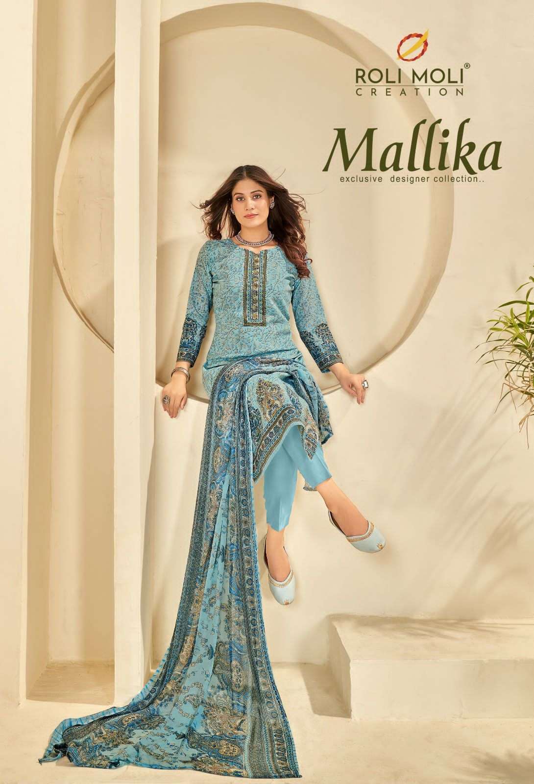roli moli mallika series 1001-1008 heavy indo suit 