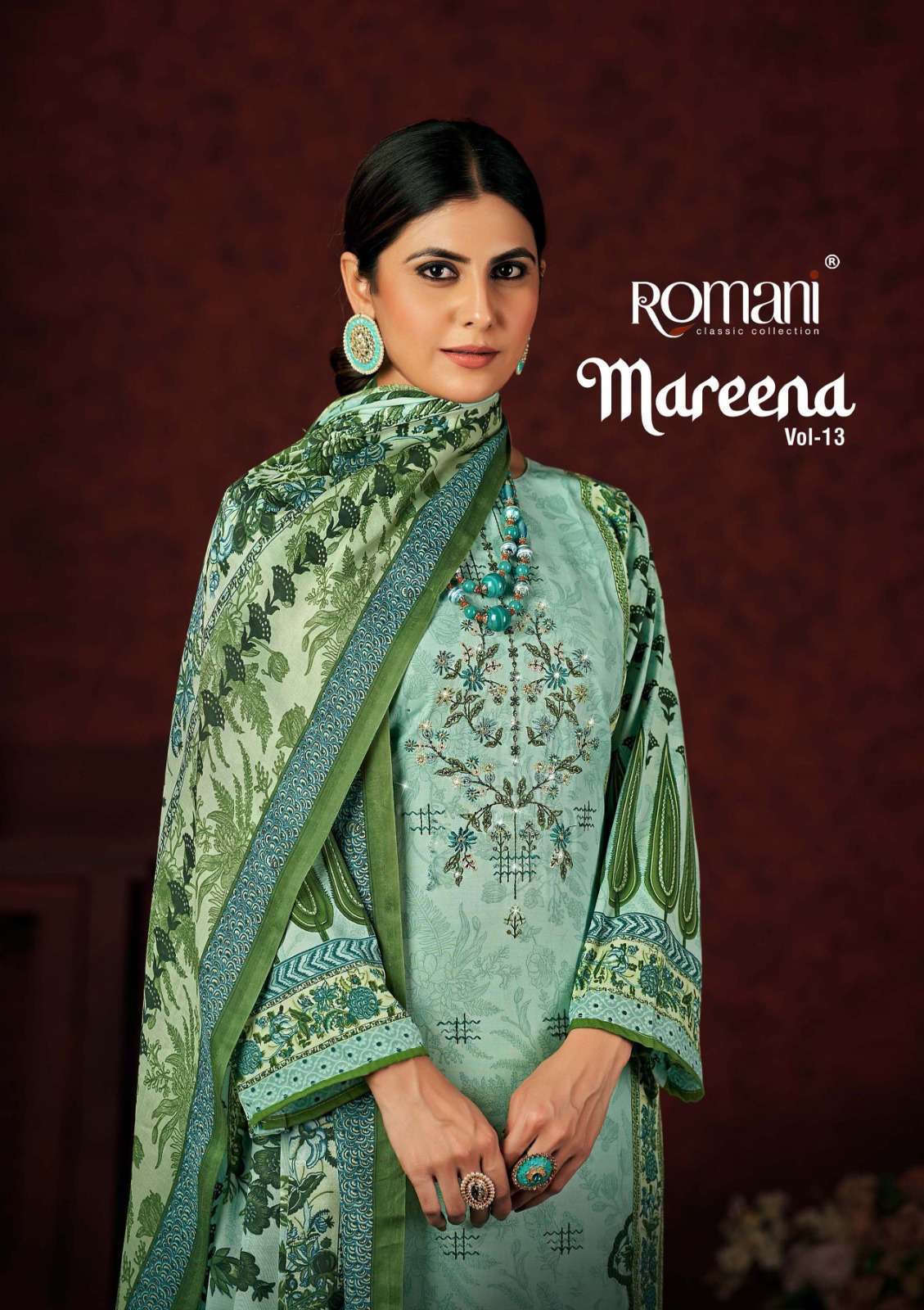 romani mareena vol 13 series 1077001-1077010 Premium Soft Cotton suit