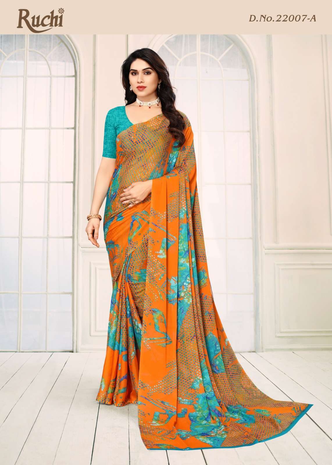 ruchi avantika vol 3 series 22007 silk georgette saree