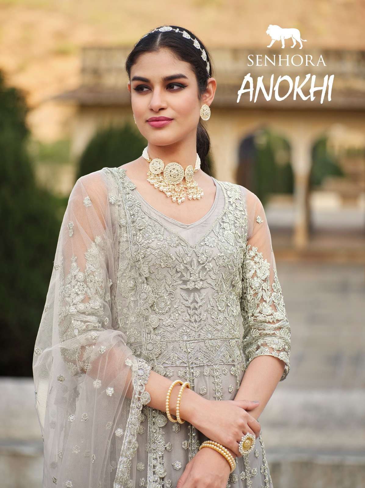 senhora anokhi series 2076 Pure Butterfly Net suit