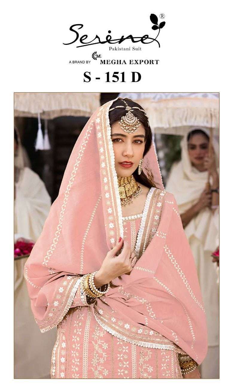 serine s 151 lawn cotton embroidered suit 