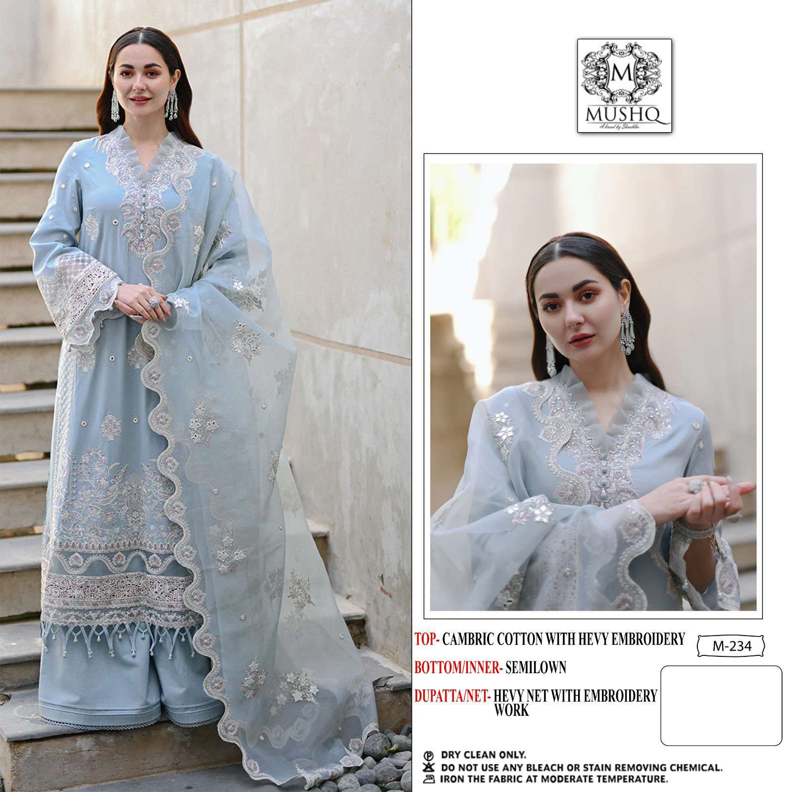 shraddha designer mushq series 231-234 pure cotton suit 