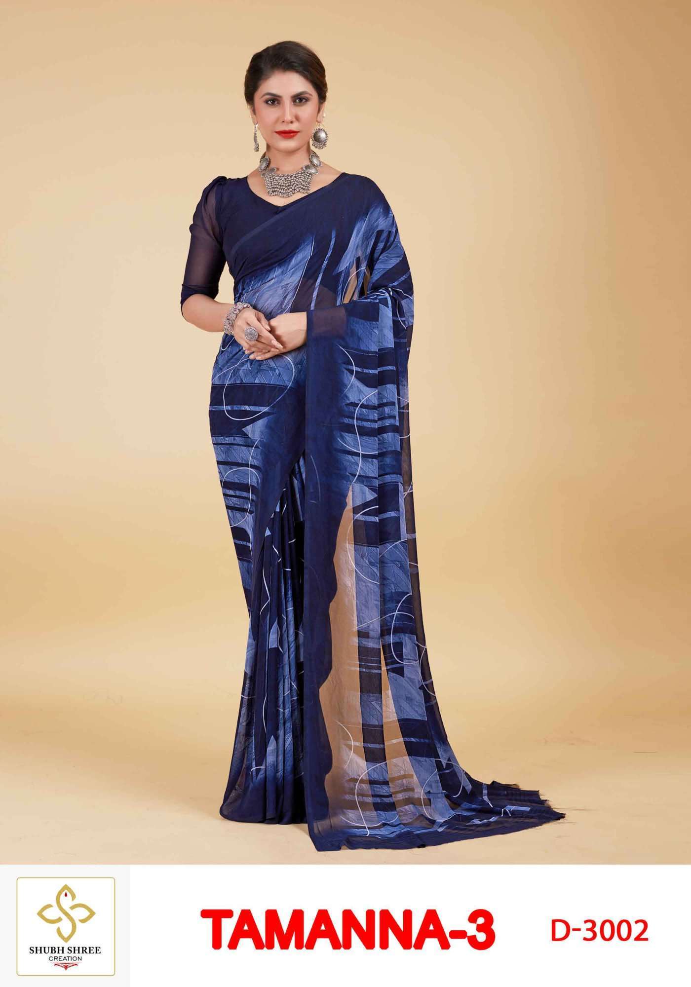 shubh shree tamanna vol 3 series 3001-30006 weightless saree