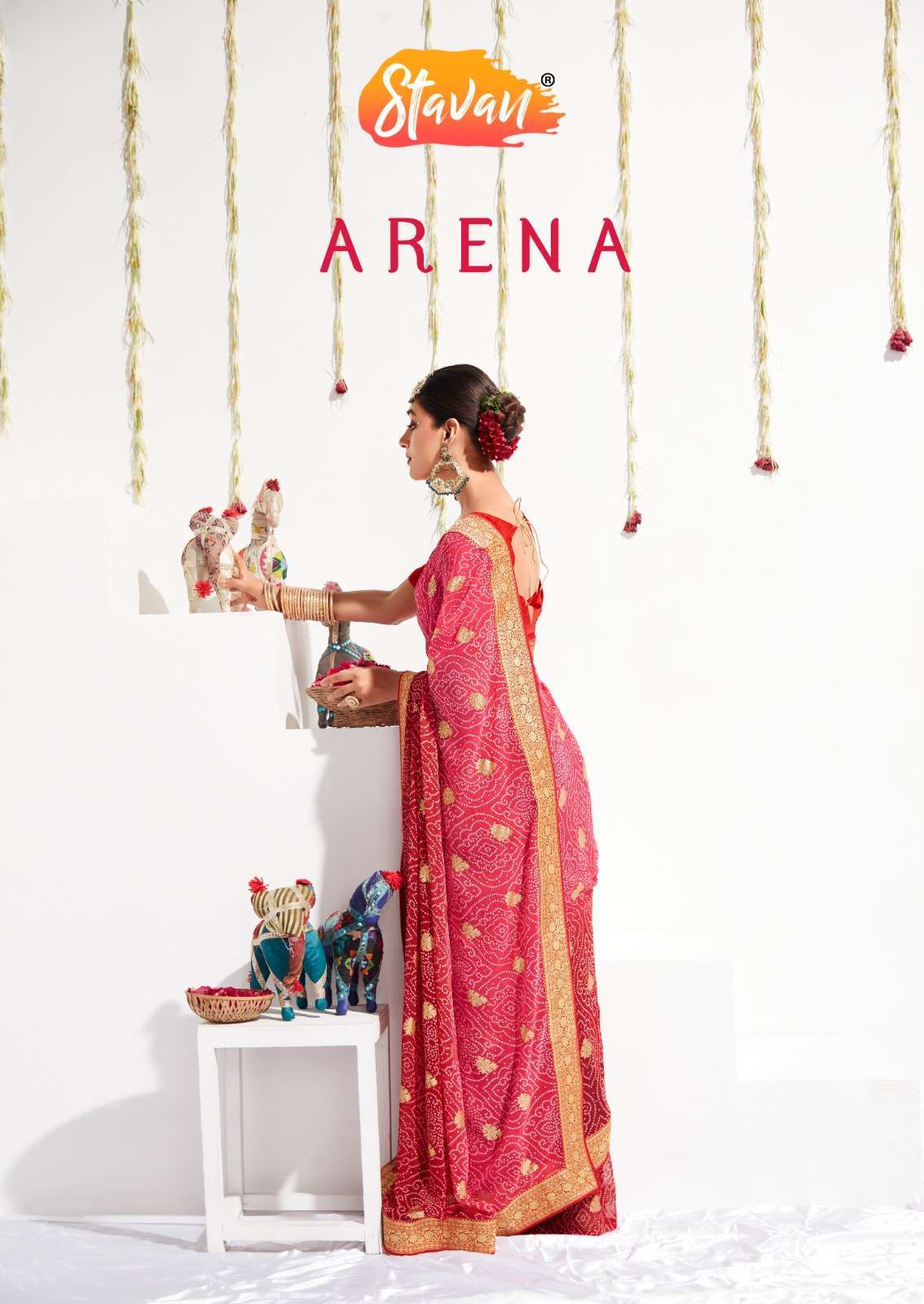 stavan arena series 101-110 georgette saree