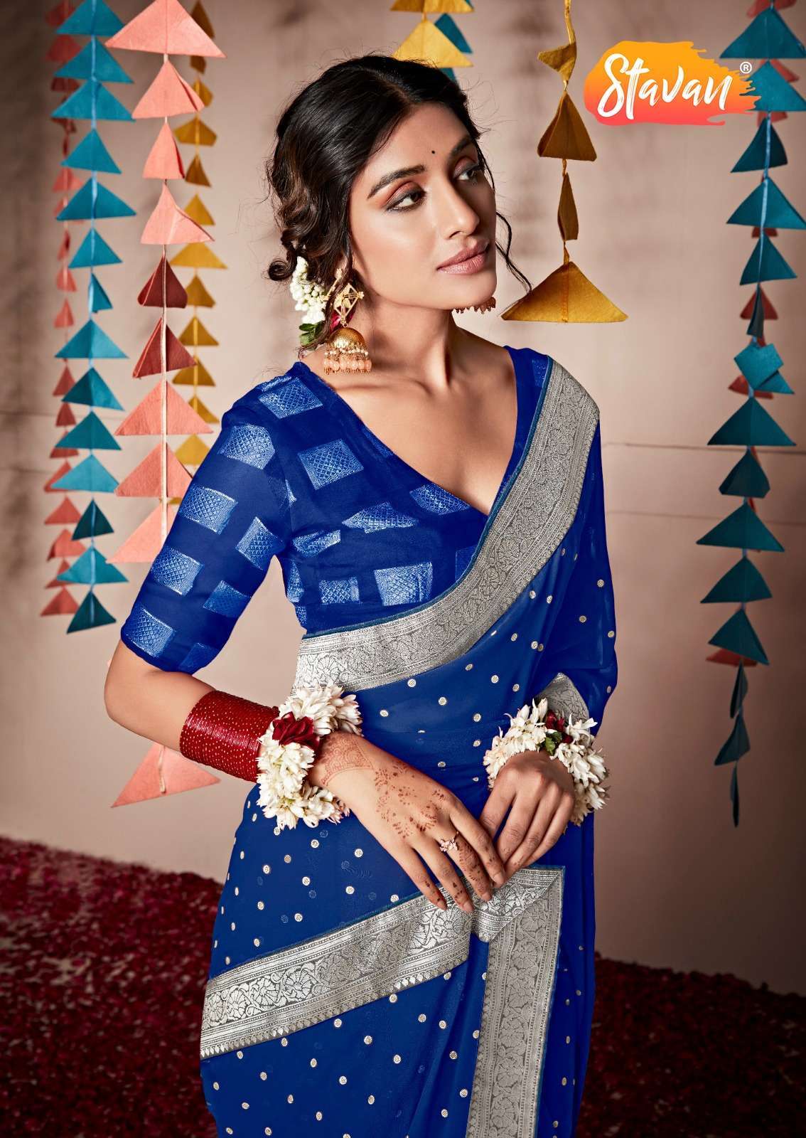 stavan rihanaa vol 9 heavy weightless saree