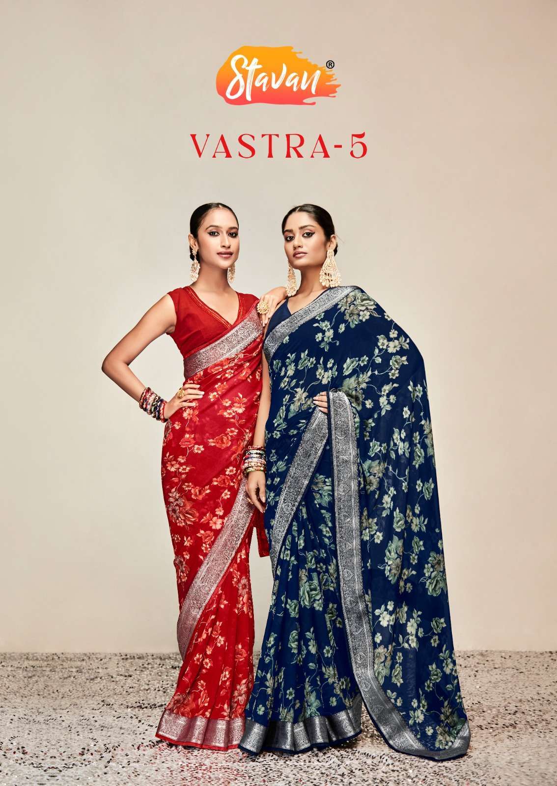 stavan vastra vol 5 series 36-45 heavy weightless saree
