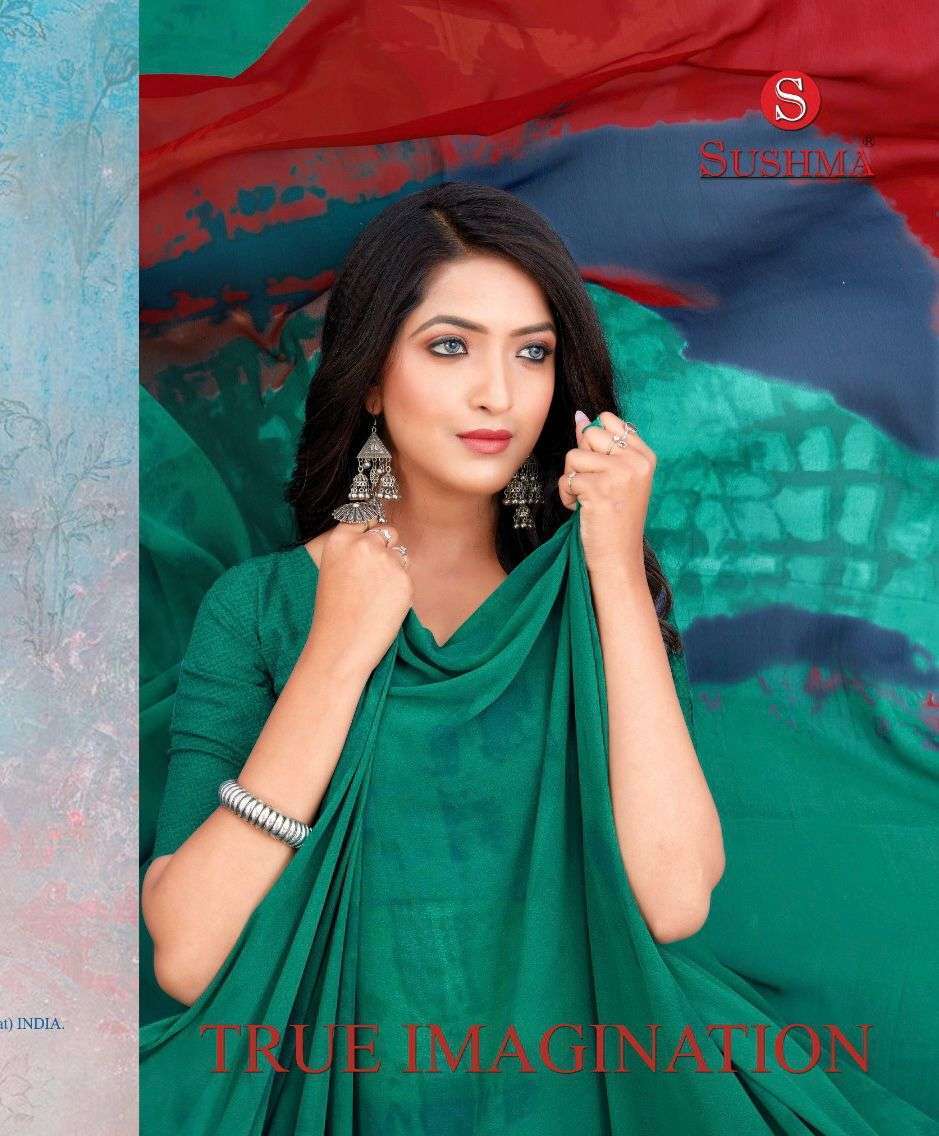 sushma true imagination series 2701-2703 georgette saree