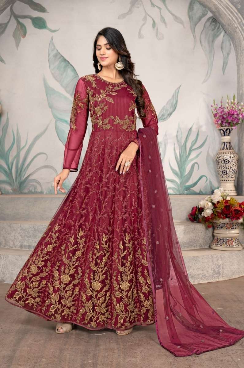 swagat 663 colours net long suits