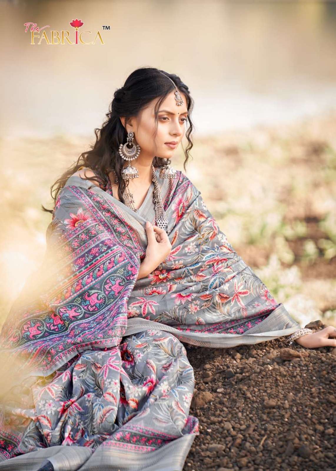 the fabrica sumitra series 32001-32010 soft cotton saree
