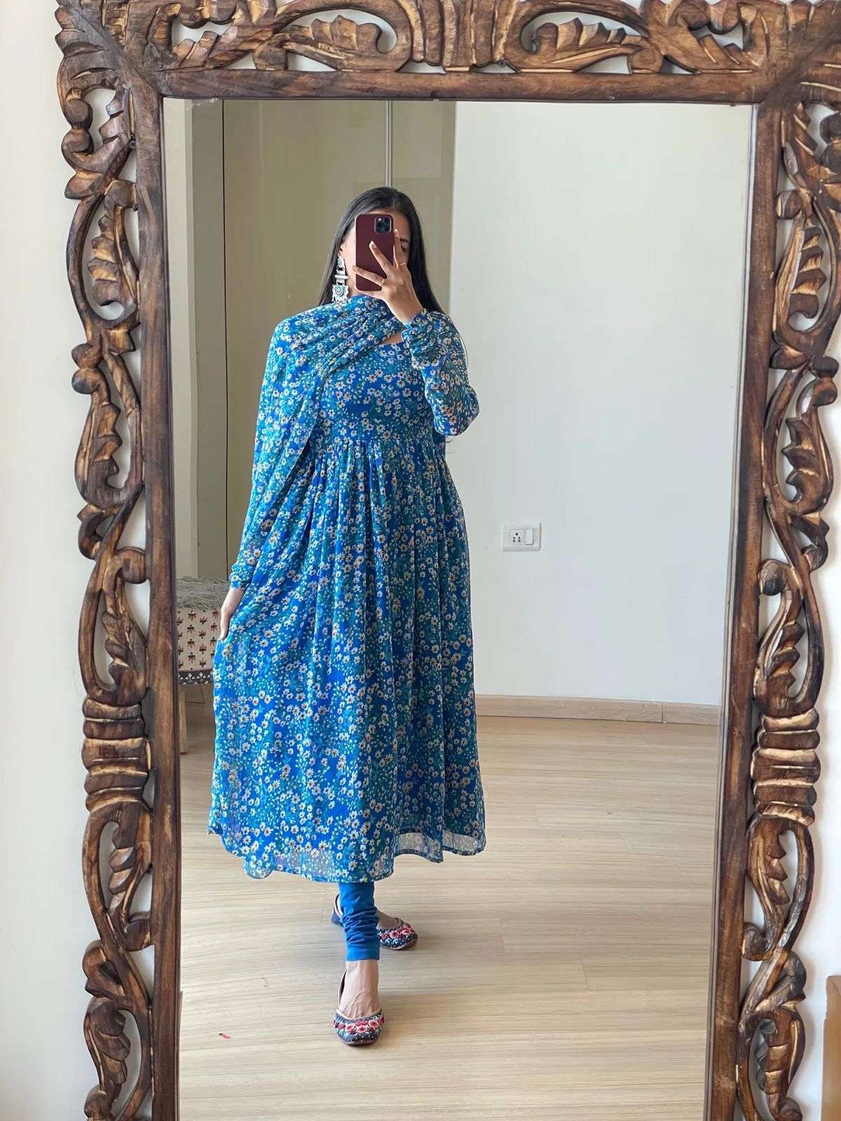 X-lady launching New flower Maxy gown with Dupatta s