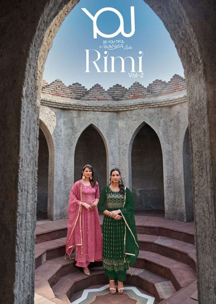 you rimi vol 2 series 119-126 Faux Georgette readymade suit 