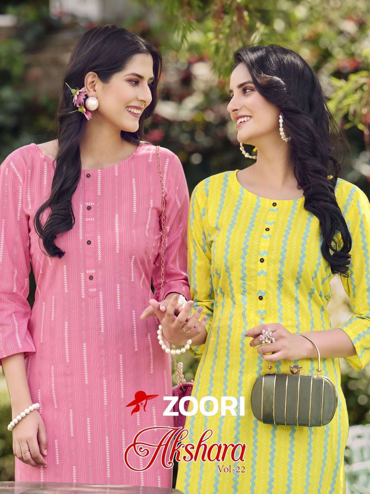 zoori akshara vol 22 series 1129-1133 Rayon Print kurti