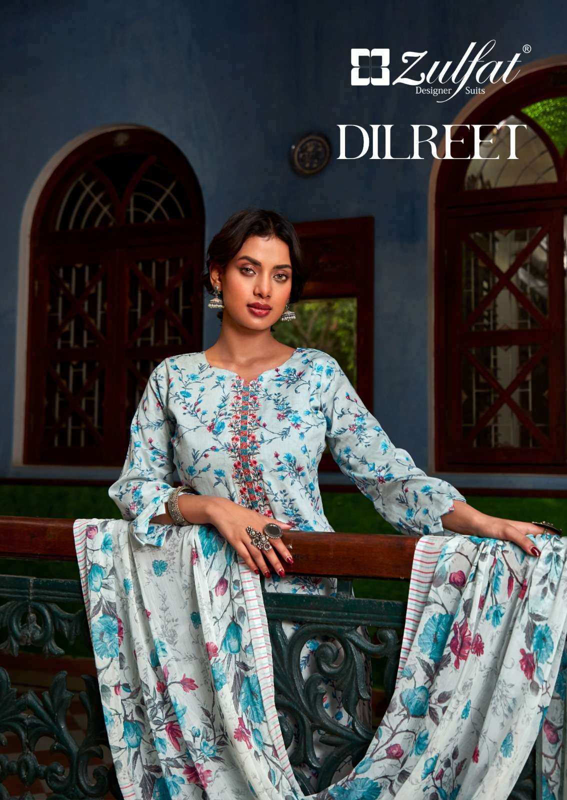 zulfat dilreet series 501001-501010 Pure Jam Cotton suit