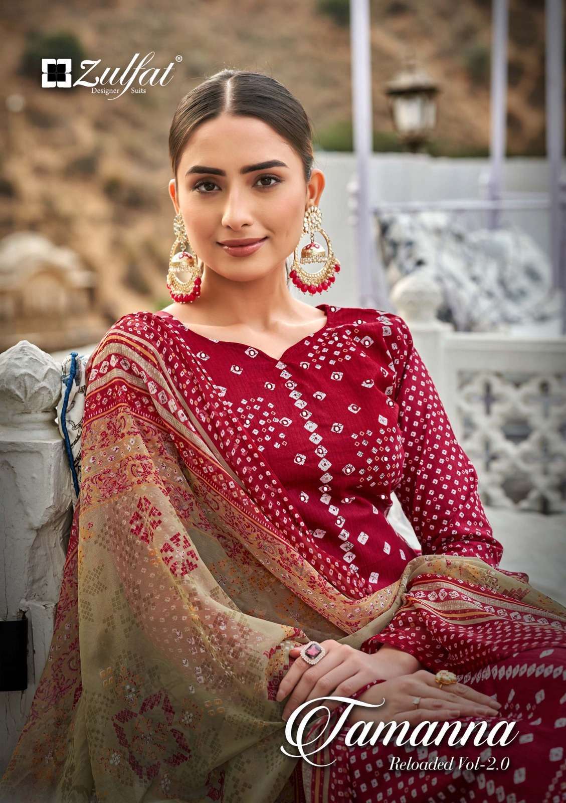 zulfat tamanna vol 2 series 505001-505010 Pure Cotton suit
