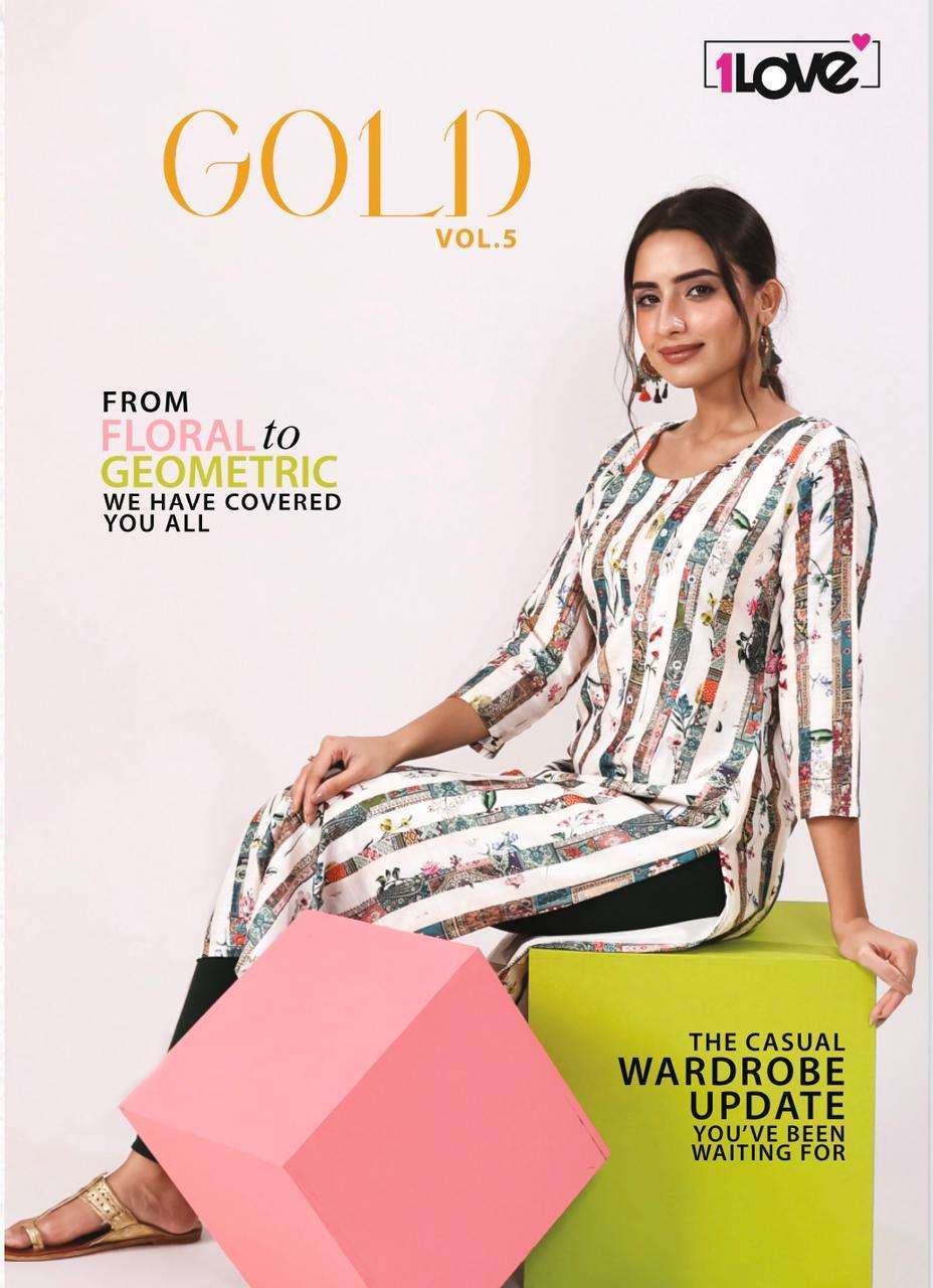 1love gold vol 5 Marino Muslin With lining kurti