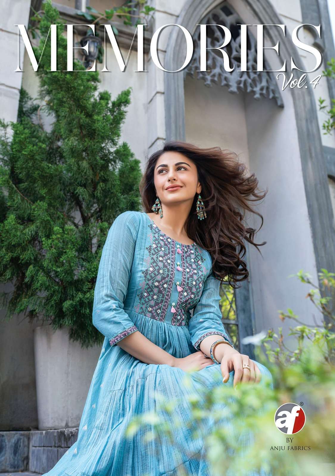 anju fab memories vol 4 series 2921-2926 mul cotton gown