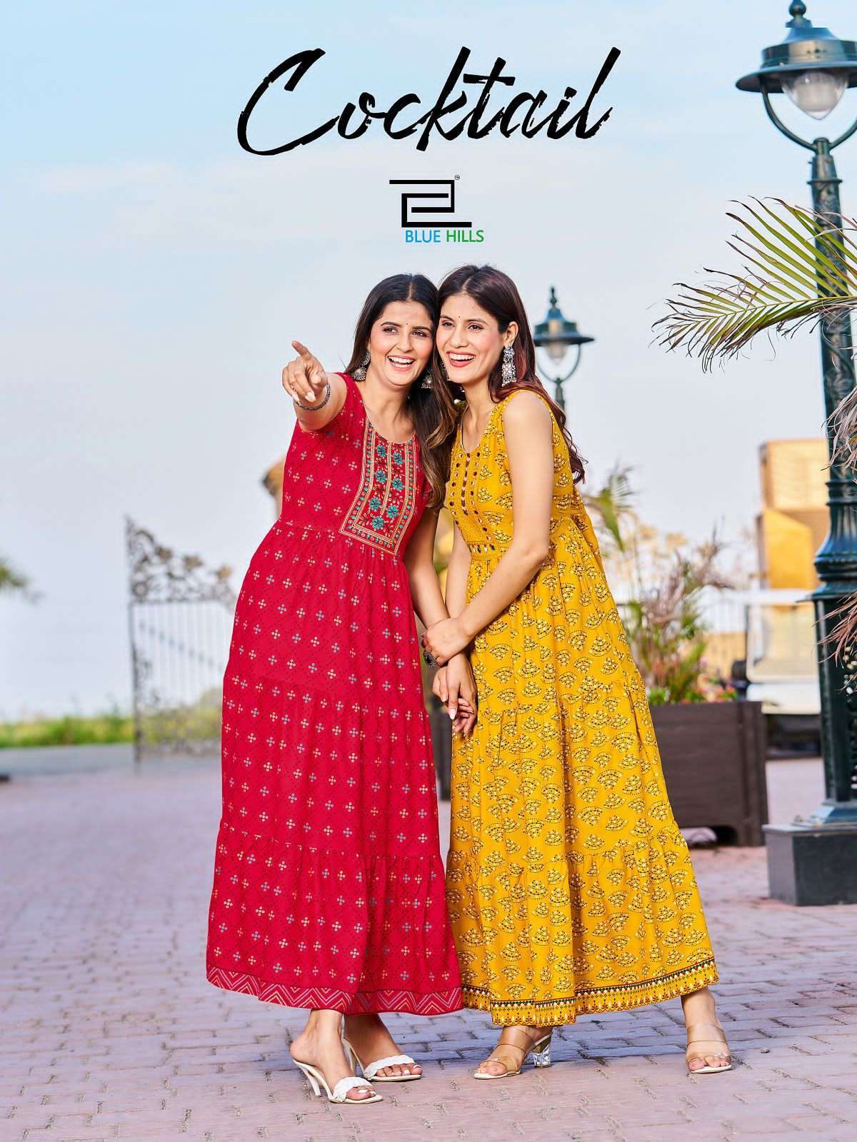 blue hills cocktail series 1001-1008 rayon 14kg kurti