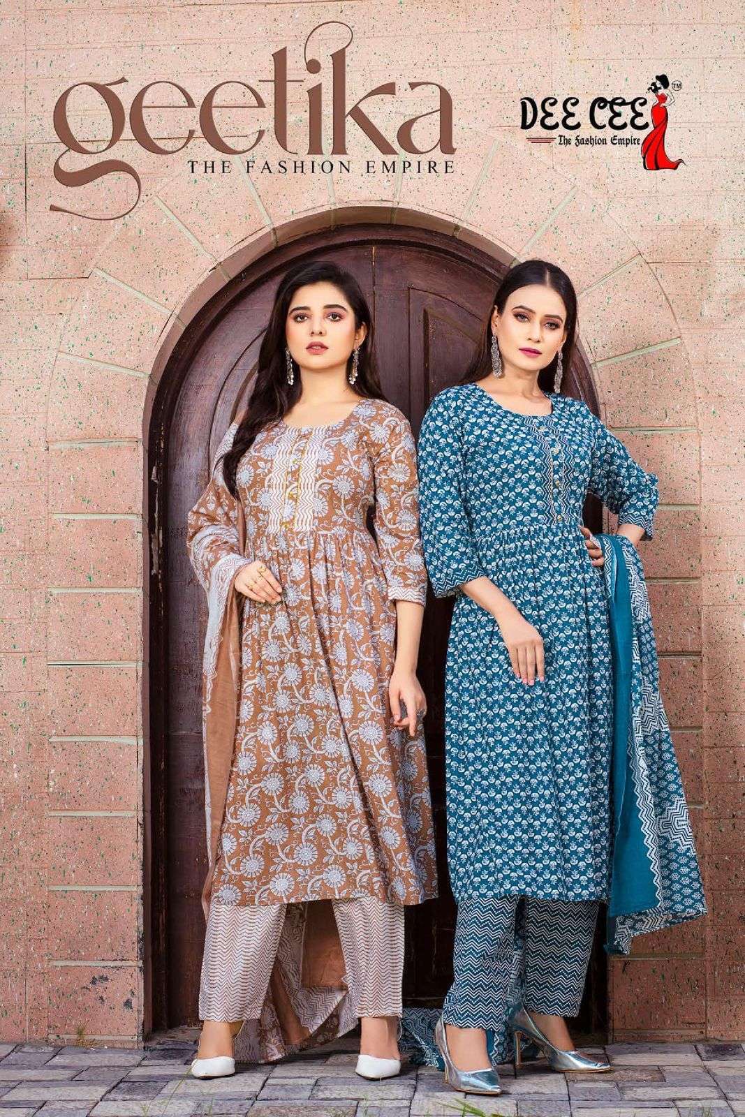 deecee geetika series 101-106 heavy cotton suit 