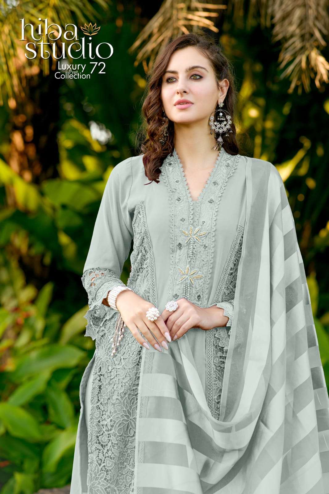 hiba studio LPC-72 georgette suit 