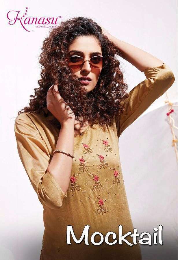 kanasu mocktail series 9001-9008 diable silk coord set 